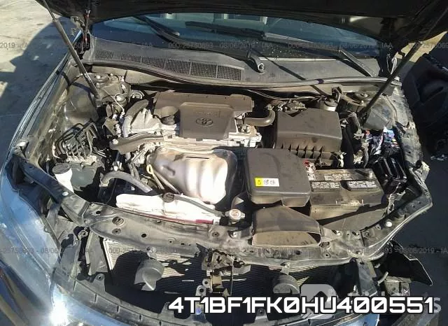 4T1BF1FK0HU400551 фото 2