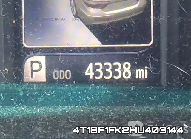4T1BF1FK2HU403144 фото 8