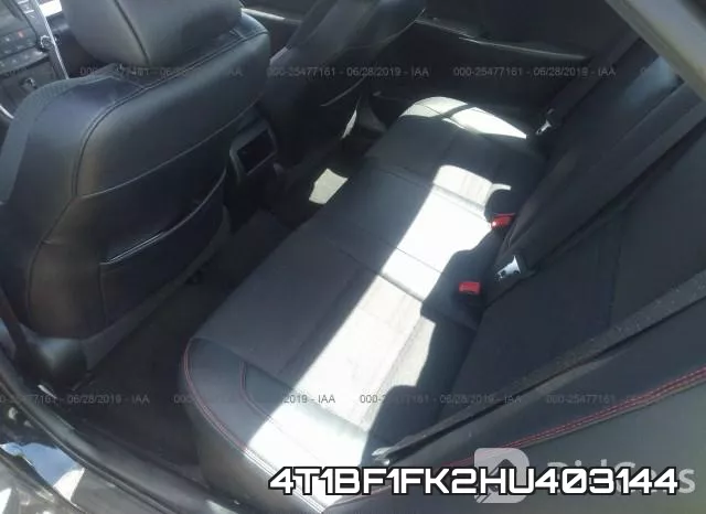 4T1BF1FK2HU403144 фото 9