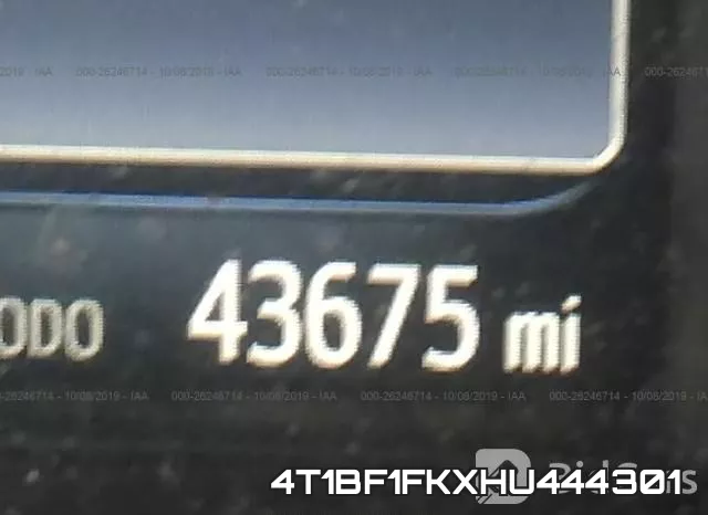 4T1BF1FKXHU444301 фото 8