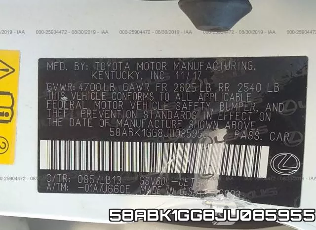 58ABK1GG8JU085955 фото 10