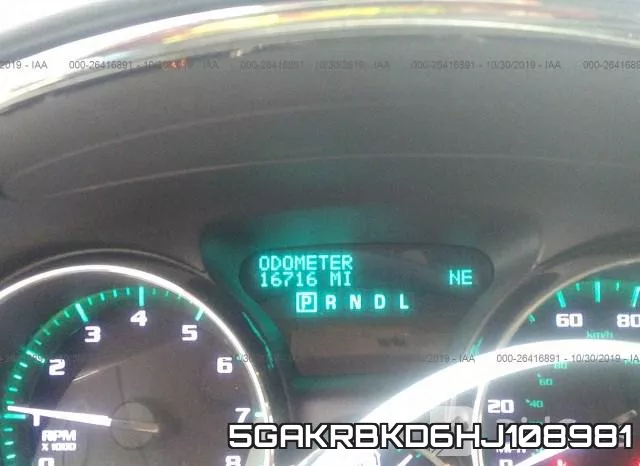 5GAKRBKD6HJ108981 фото 8