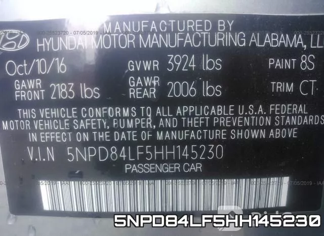 5NPD84LF5HH145230 фото 10