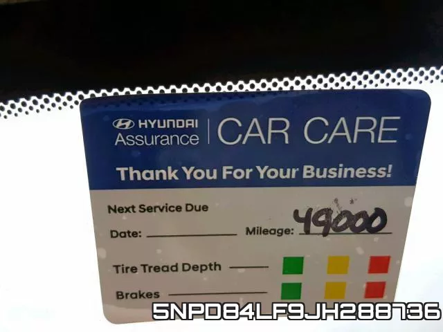 5NPD84LF9JH288736 фото 9