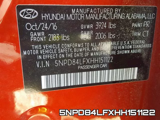 5NPD84LFXHH151122 фото 2