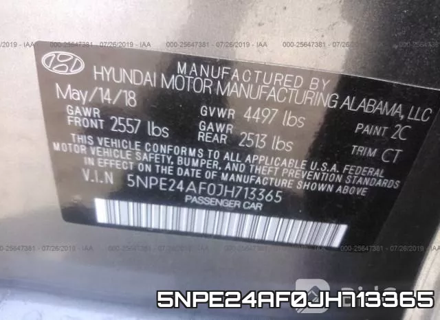 5NPE24AF0JH713365 фото 10