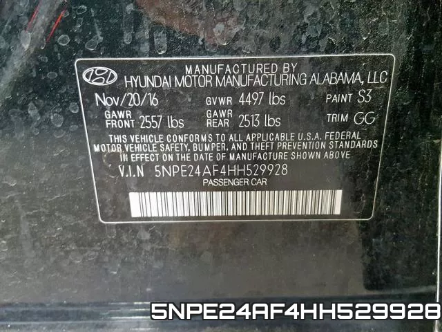 5NPE24AF4HH529928 фото 2