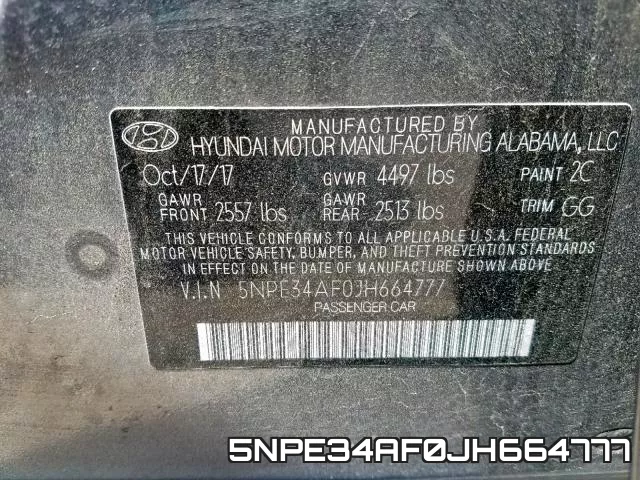 5NPE34AF0JH664777 фото 2