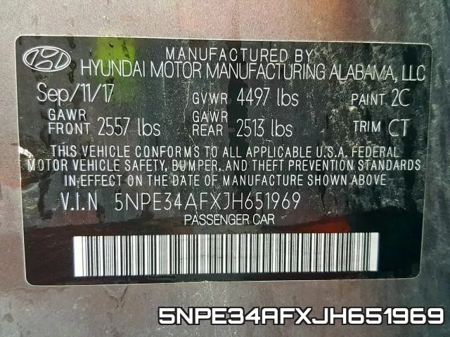 5NPE34AFXJH651969 фото 2