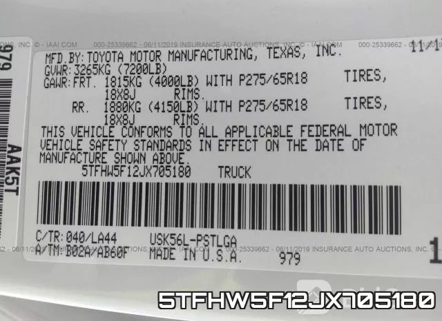 5TFHW5F12JX705180 фото 10