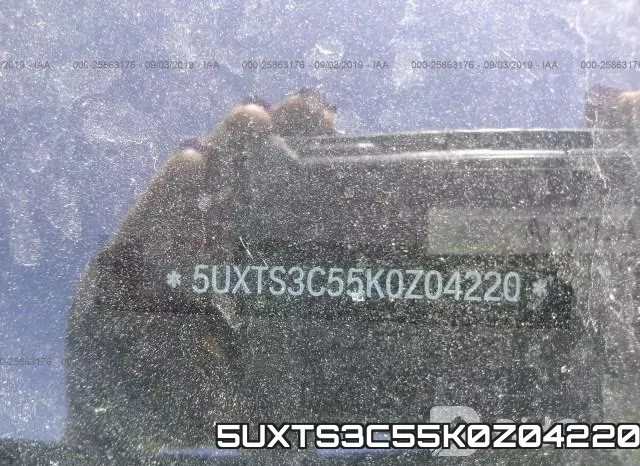 5UXTS3C55K0Z04220 фото 10