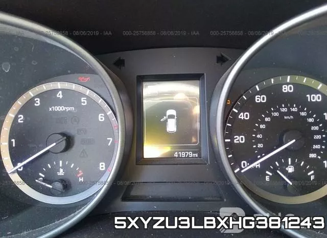5XYZU3LBXHG381243 фото 8