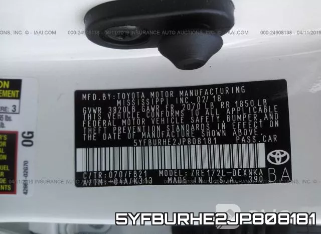5YFBURHE2JP808181 фото 10