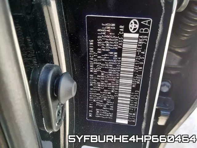 5YFBURHE4HP660464 фото 2