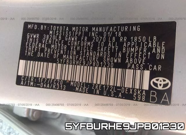 5YFBURHE9JP801230 фото 10