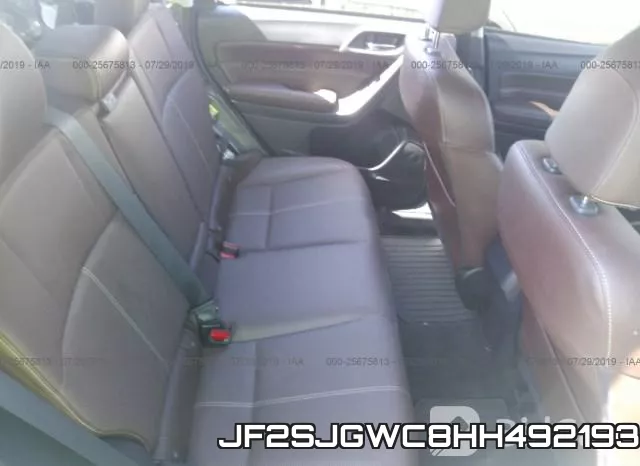 JF2SJGWC8HH492193 фото 9