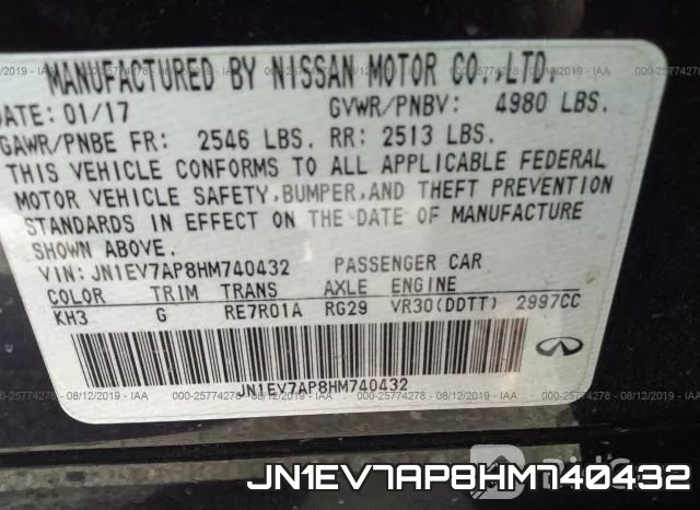 JN1EV7AP8HM740432 фото 10
