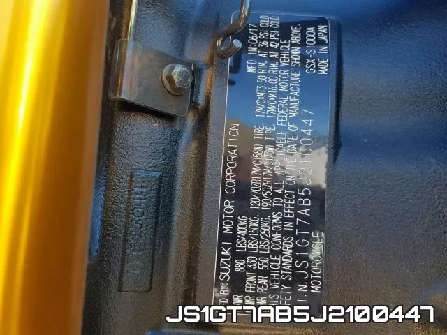 JS1GT7AB5J2100447 фото 2