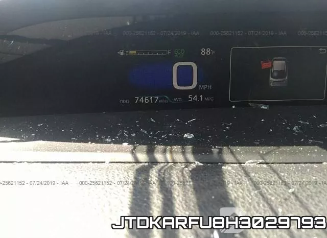 JTDKARFU8H3029793 фото 8