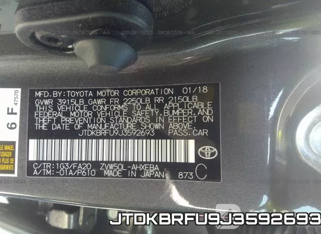 JTDKBRFU9J3592693 фото 10