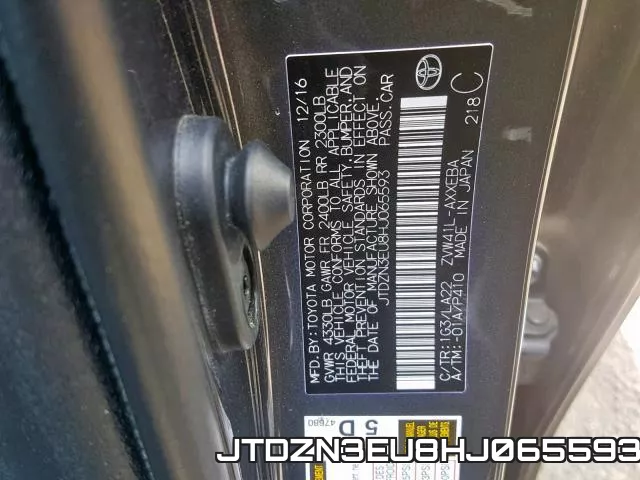 JTDZN3EU8HJ065593 фото 2