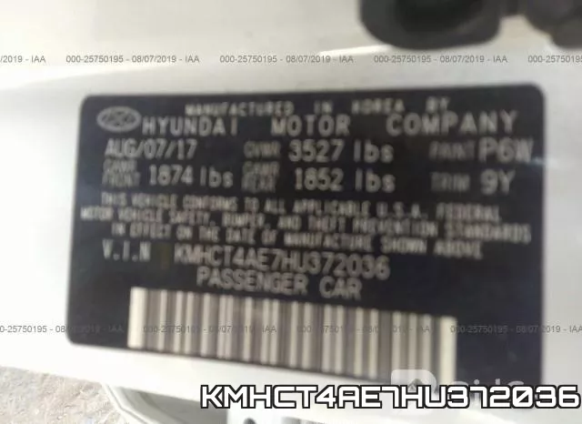 KMHCT4AE7HU372036 фото 10