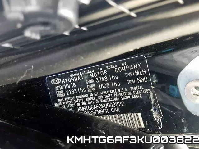 KMHTG6AF3KU003822 фото 2