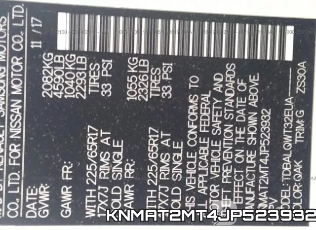 KNMAT2MT4JP523932 фото 10