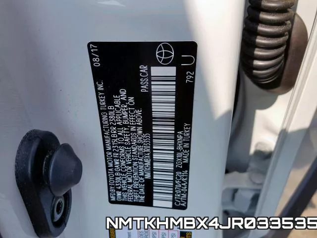 NMTKHMBX4JR033535 фото 2