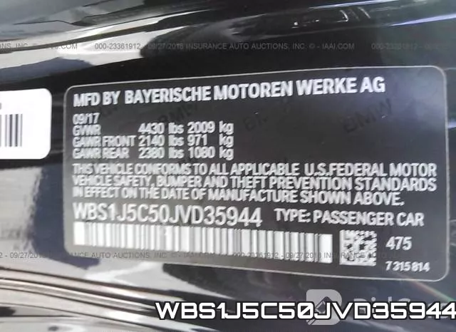 WBS1J5C50JVD35944 фото 10