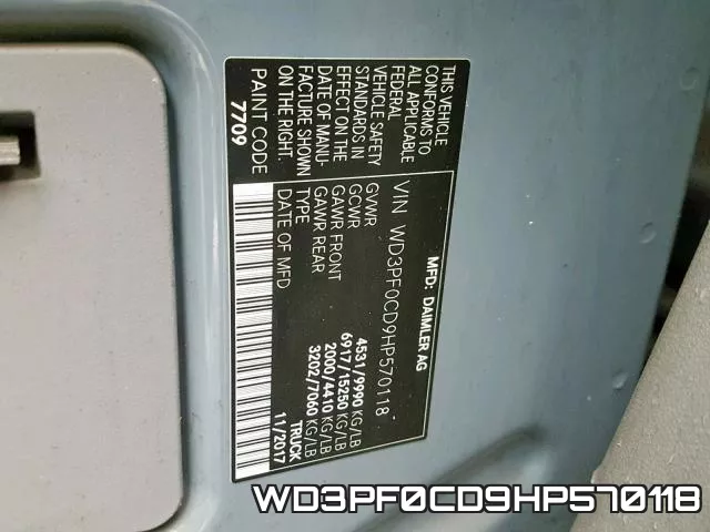 WD3PF0CD9HP570118 фото 2
