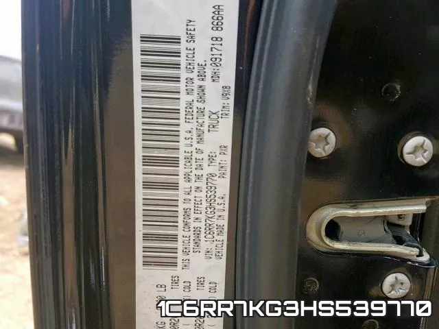 1C6RR7KG3HS539770 фото 2
