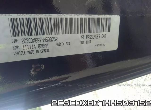2C3CDXBG7HH503752 фото 10