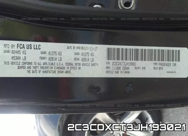 2C3CDXCT3JH193021 фото 10