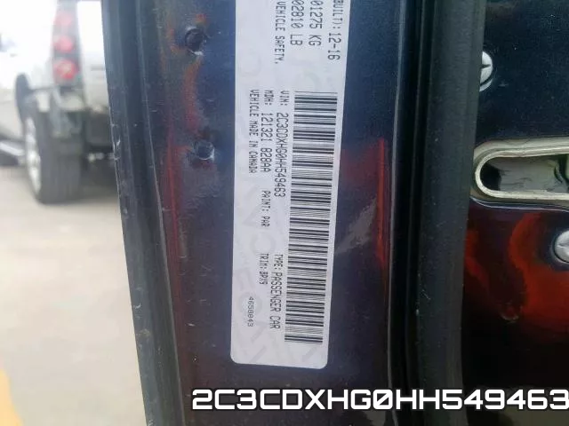 2C3CDXHG0HH549463 фото 2