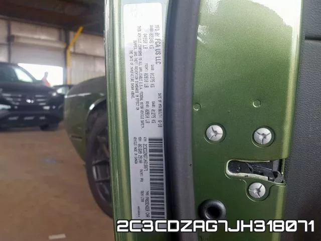 2C3CDZAG7JH318071 фото 2