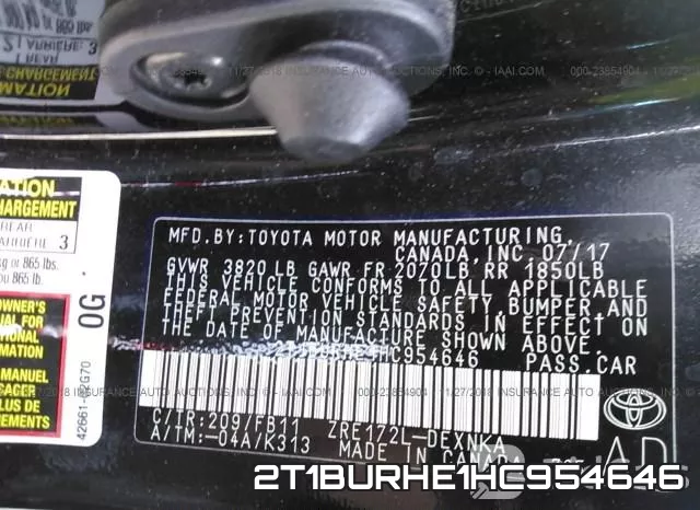 2T1BURHE1HC954646 фото 10