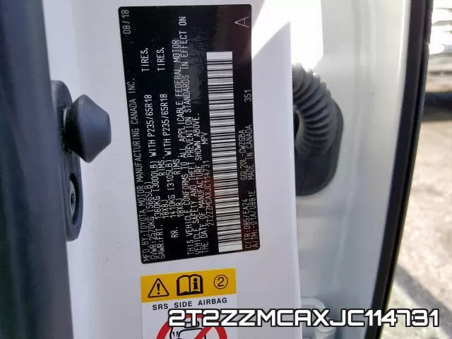 2T2ZZMCAXJC114731 фото 2