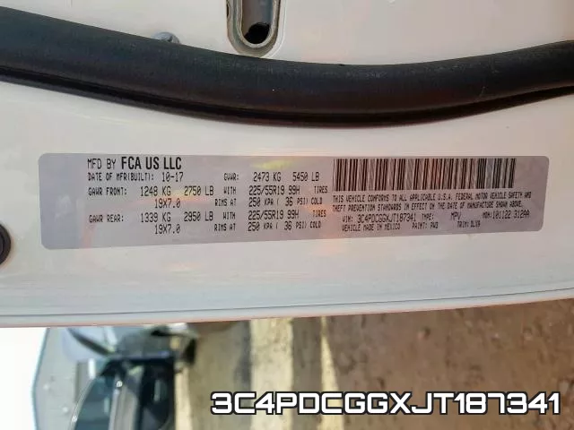 3C4PDCGGXJT187341 фото 2