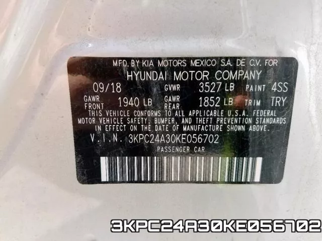 3KPC24A30KE056702 фото 2