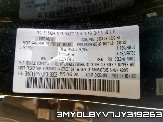 3MYDLBYV7JY319263 фото 2