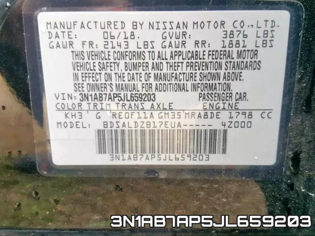 3N1AB7AP5JL659203 фото 2