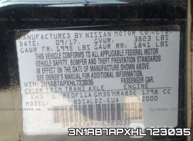 3N1AB7APXHL723035 фото 10