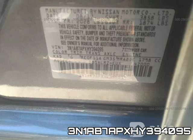 3N1AB7APXHY394095 фото 10