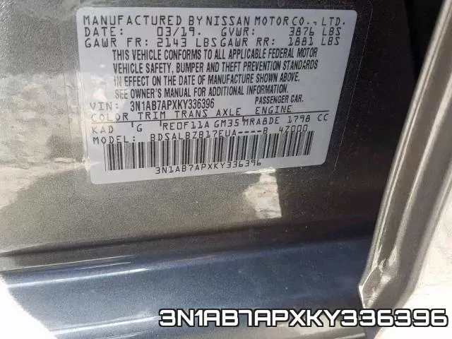 3N1AB7APXKY336396 фото 2