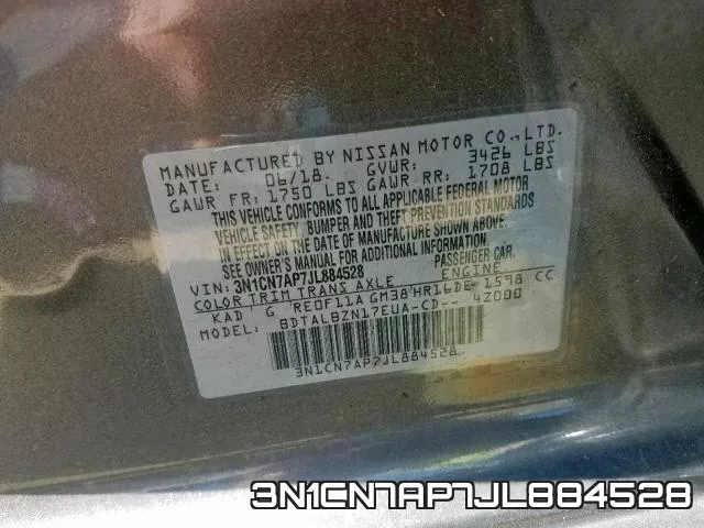 3N1CN7AP7JL884528 фото 2