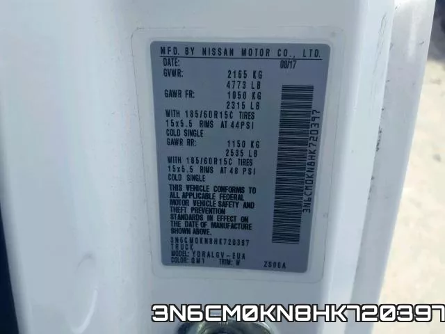 3N6CM0KN8HK720397 фото 2