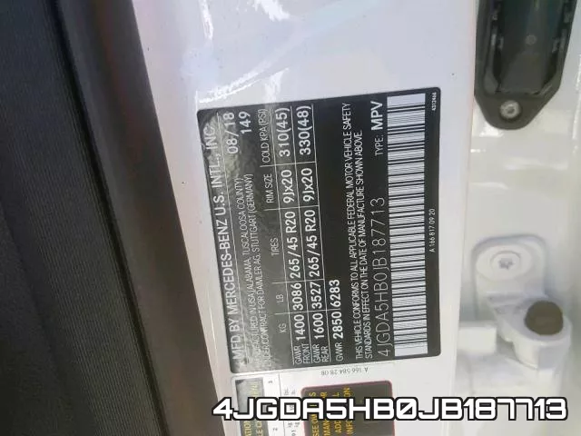 4JGDA5HB0JB187713 фото 2