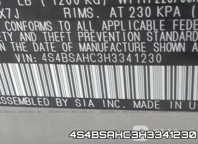 4S4BSAHC3H3341230 фото 10
