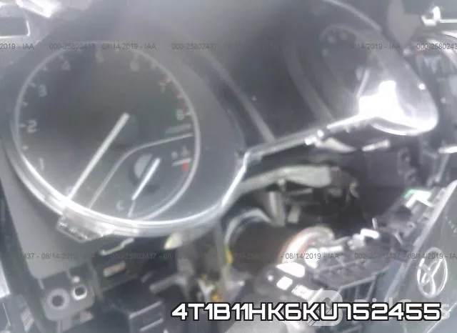 4T1B11HK6KU752455 фото 8